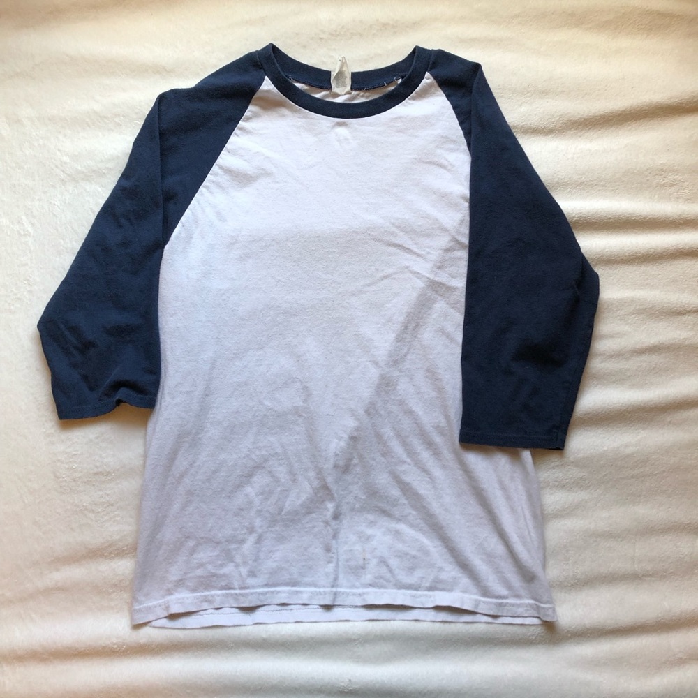 Navy/White Baseball Shirt